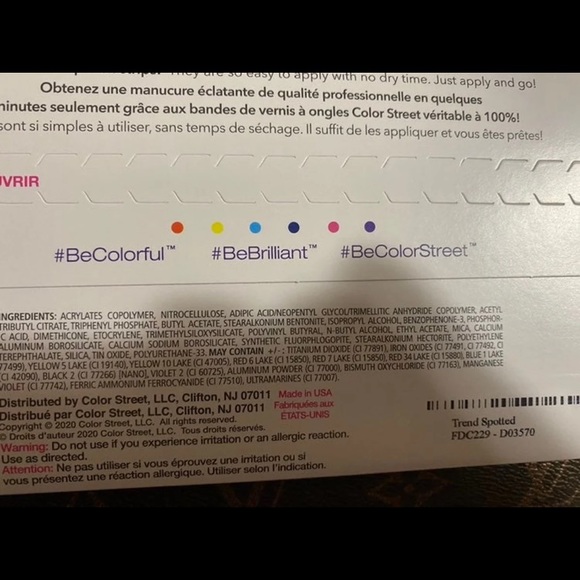 Colorstreet nail strips New - Picture 2 of 2